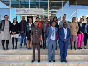 LabCoP management team and the Botswana team in Gaborone