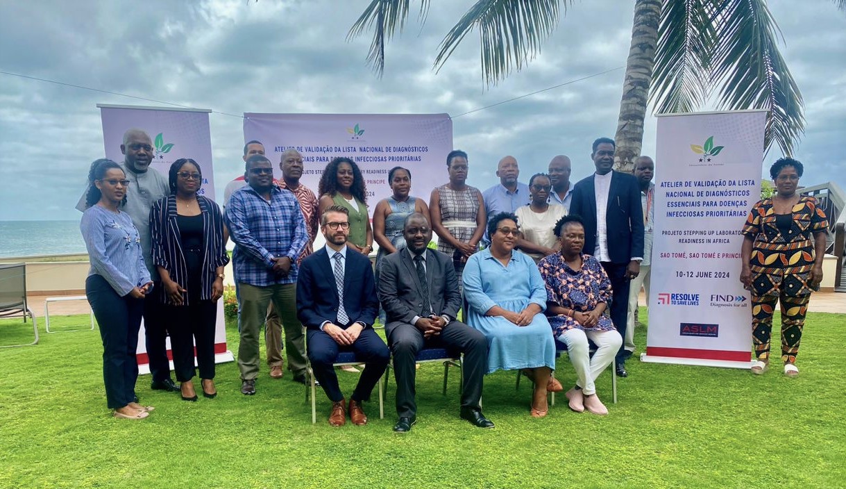 ASLM and São Tomé and Príncipe Host Crucial Workshop on National Essential Diagnostics List for Priority Infectious Diseases